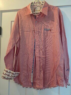 Robert Graham Atlanta Braves XXL Shirt - Men's Designer MLB Dress Shirt